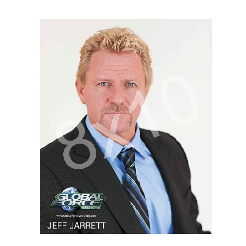 Global Force Wrestling Autographed 8x10- Jeff in Suit