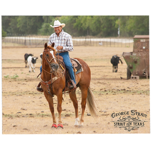 George Strait 8x10- On Horse