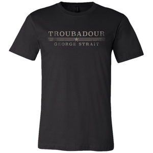 George Strait Troubadour Black Tee