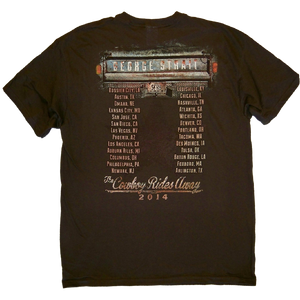 George Strait Vintage Truck Brown tee