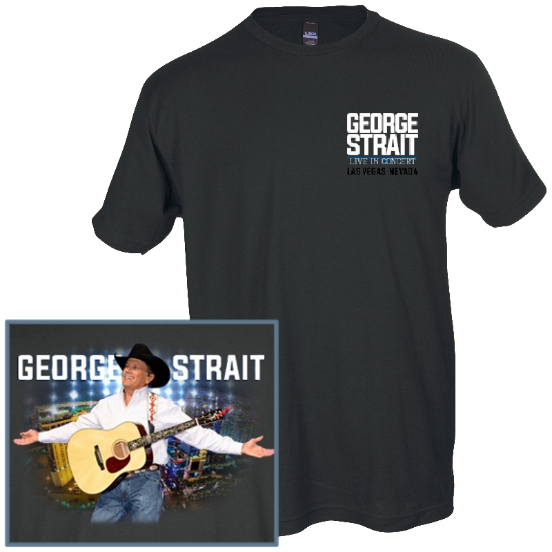 George Strait Charcoal Live in Concert Tee
