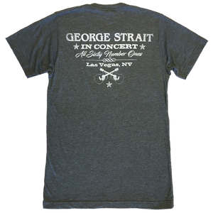 George Strait Heather Charcoal Belt Buckle Tee