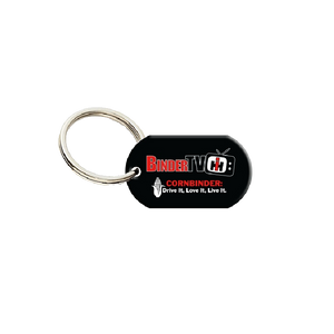 Binder TV Black Dogtag Keyring