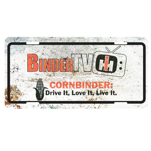 International Harvester Binder TV Distressed License Plate