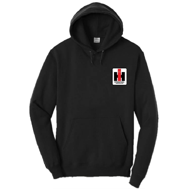 International Harvester Black Pullover Hoodie