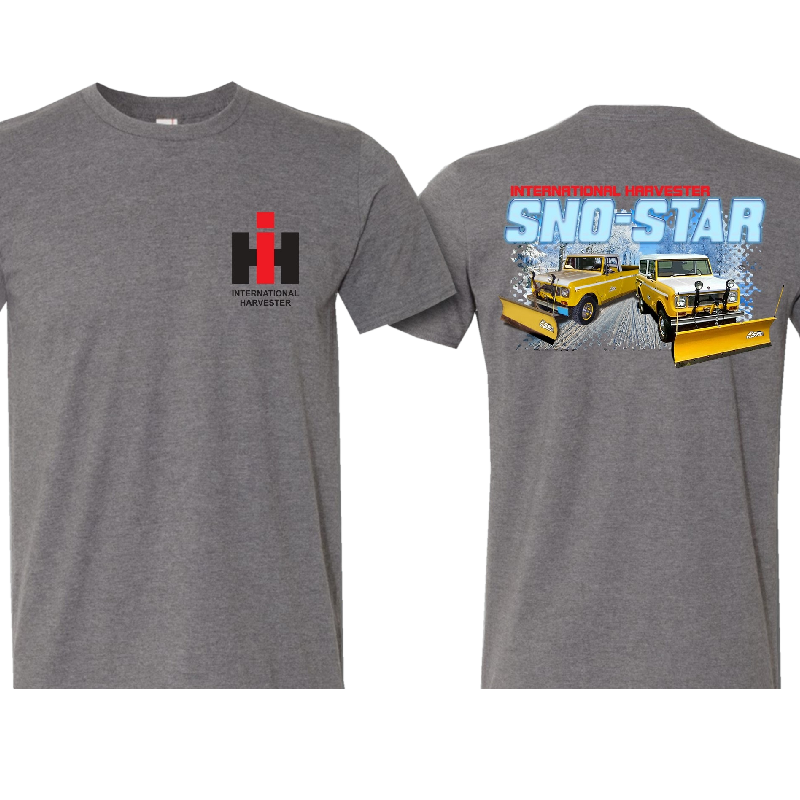 International Harvester Unisex Heather Graphite Sno-Star Tee