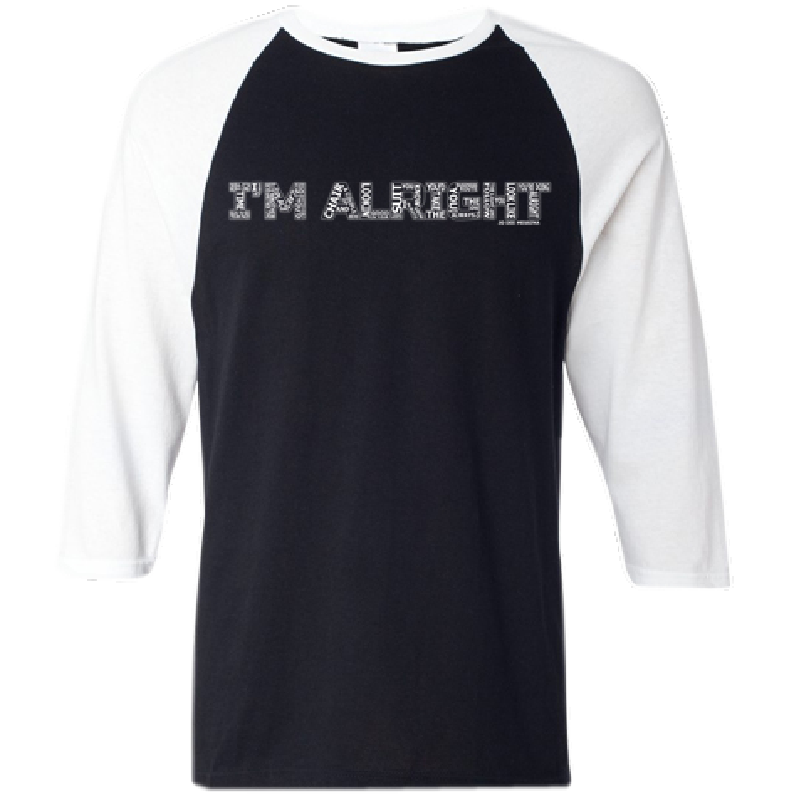 Jo Dee Messina Black and White Baseball Tee