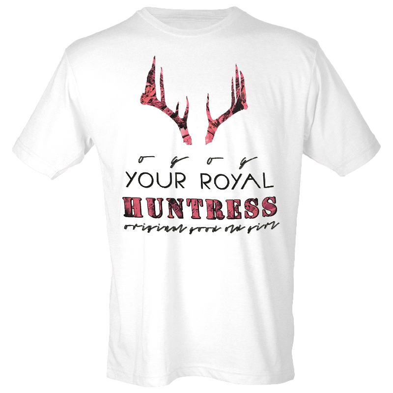JJ Lawhorn White Royal Huntress Tee