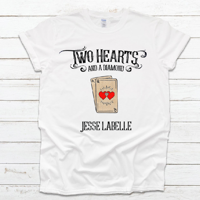 Jesse Labelle Two Hearts White Tee