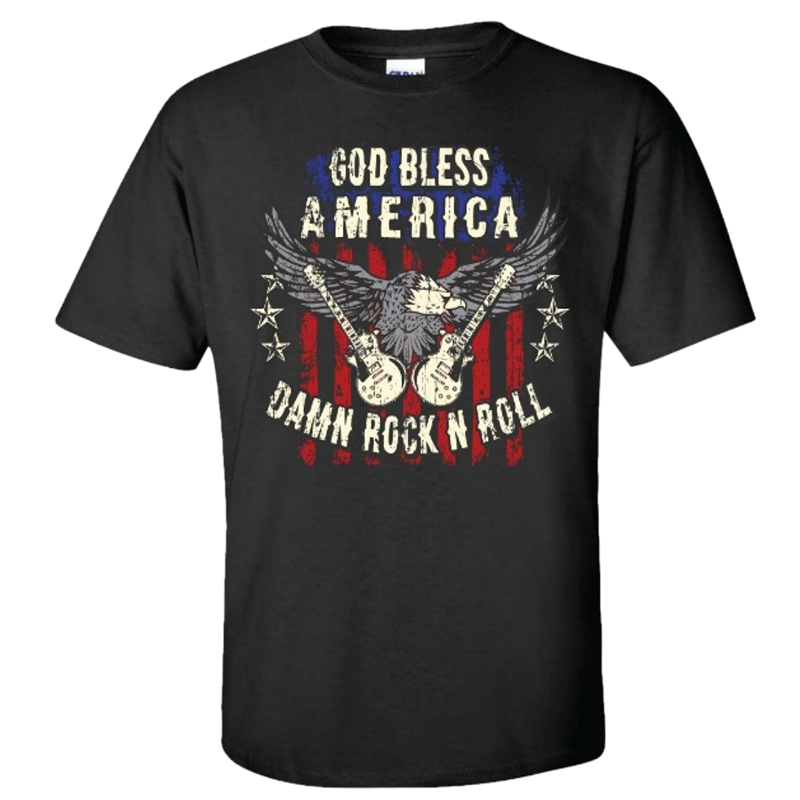 Kyle Daniel God Bless America Black Tee