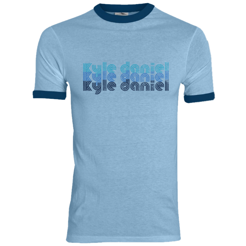 Kyle Daniel Light and Navy Ringer Tee – Richards and