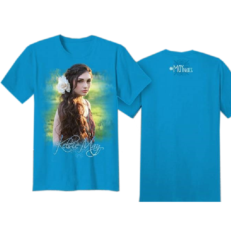 Kelsie May Youth Turquoise Photo Tee