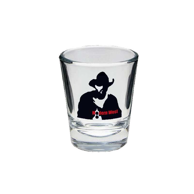 Kevin Costner & Modern West Shotglass