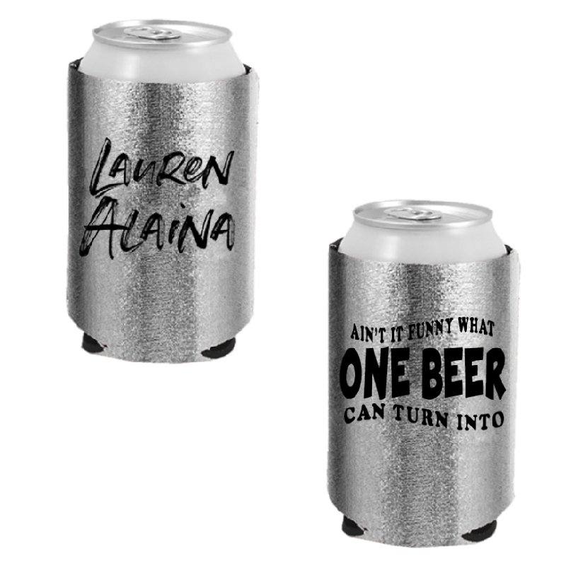 Lauren Alaina Silver Coozie