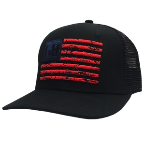 Lee Brice Black Ballcap w/ Flag Design