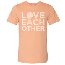 Load image into Gallery viewer, Love and Theft Unisex Heather Peach Love Each Other Tee
