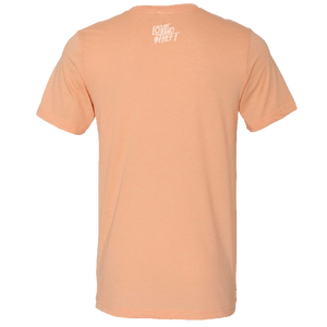 Love and Theft Unisex Heather Peach Love Each Other Tee