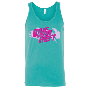Love and Theft Unisex Teal Logo Tank Top