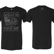 Load image into Gallery viewer, Michael Austin Black Heather Eagle Tee
