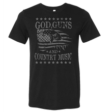 Load image into Gallery viewer, Michael Austin Black Heather Eagle Tee
