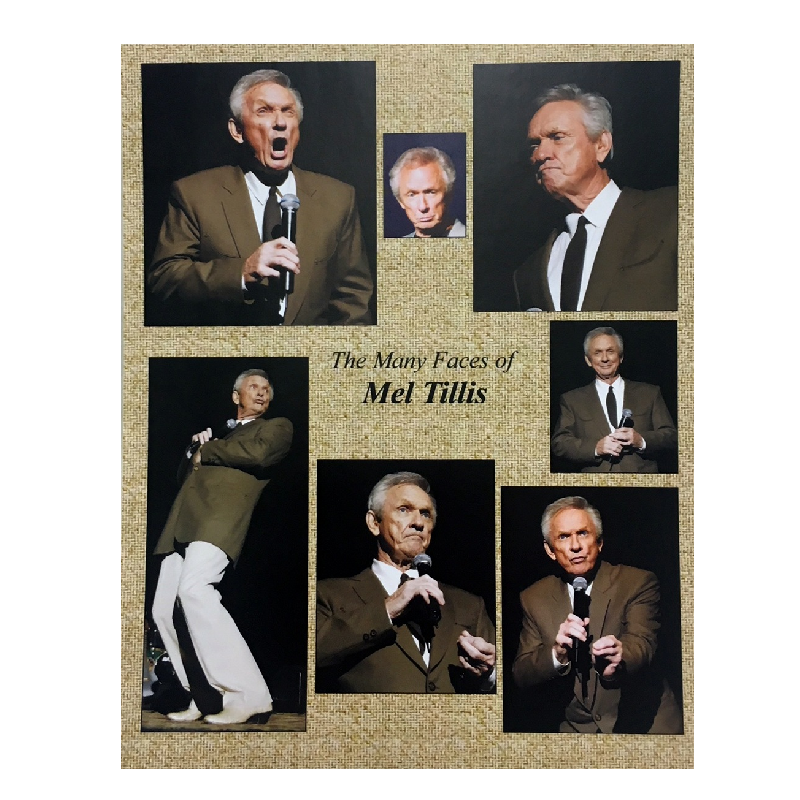 Mel Tillis 8x10- Many Faces of Mel