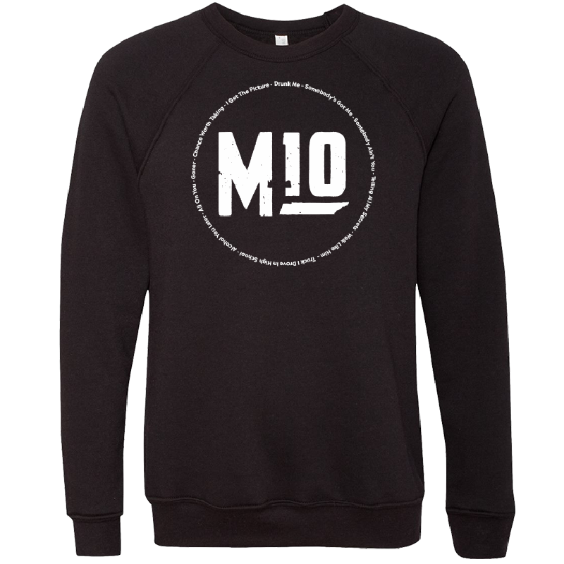 Mitchell Tenpenny Black Tracklist Sweatshirt