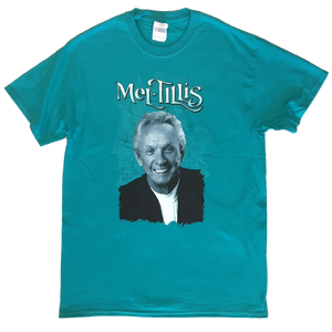 Mel Tillis Unisex Teal Photo Tee