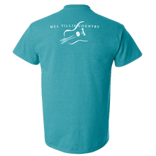 Load image into Gallery viewer, Mel Tillis Unisex Teal Photo Tee
