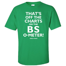 Load image into Gallery viewer, Nancy Grace Irish Green Tee- That&#39;s Off The Charts...
