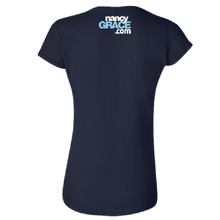 Load image into Gallery viewer, Nancy Grace Ladies Navy Tee
