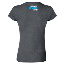 Load image into Gallery viewer, Nancy Grace Ladies Heather Grey Tee
