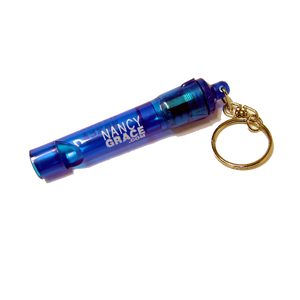 Nancy Grace Light Up Safety Whistle Keychain