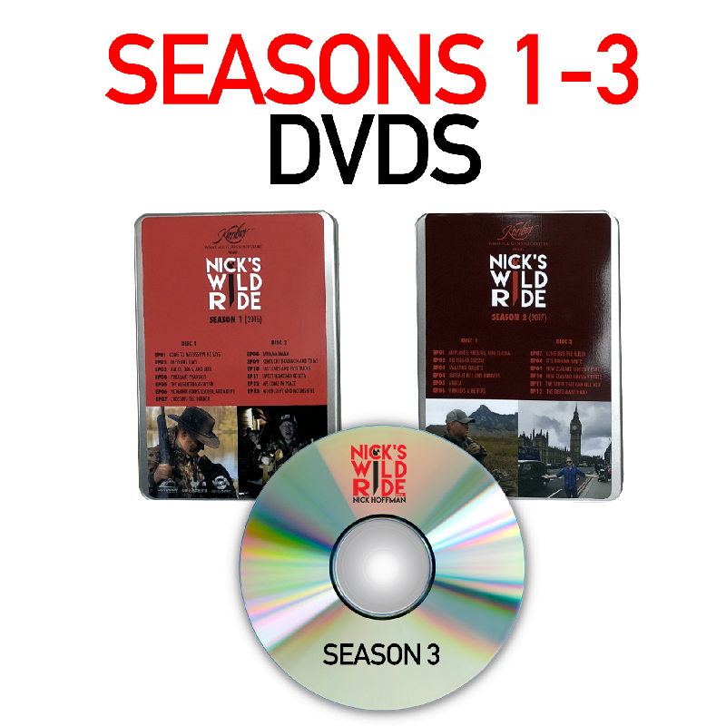 Nick's Wild Ride Season 1-3 DVD Set