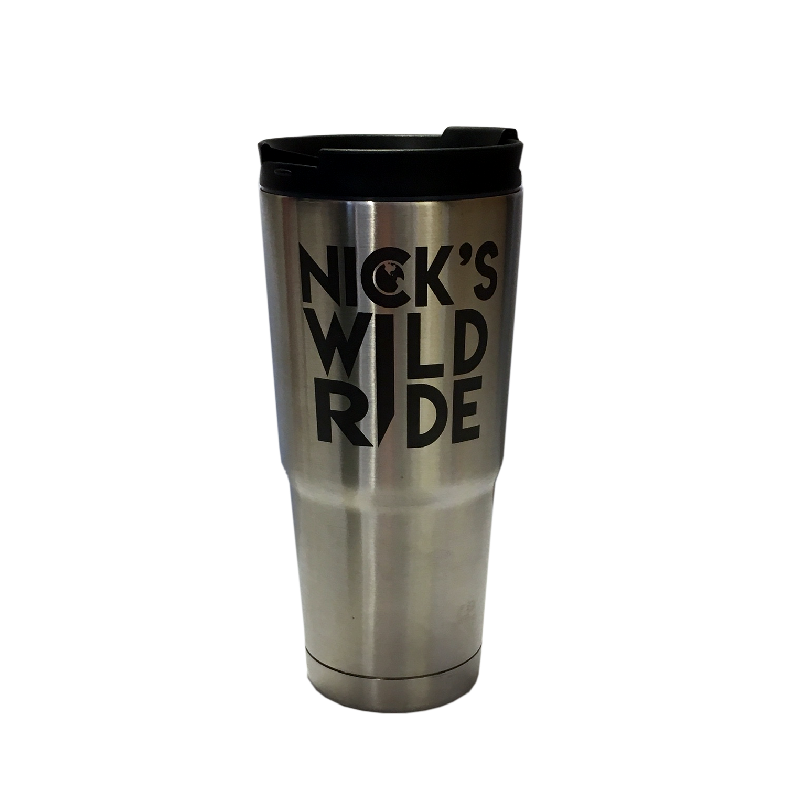 Nick's Wild Ride 22 oz Stainless Engel Tumbler