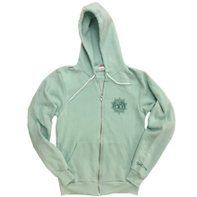 Load image into Gallery viewer, Sarah Darling Soft Mint Zip Up Hoodie
