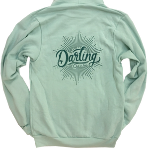 Sarah Darling Soft Mint Zip Up Hoodie