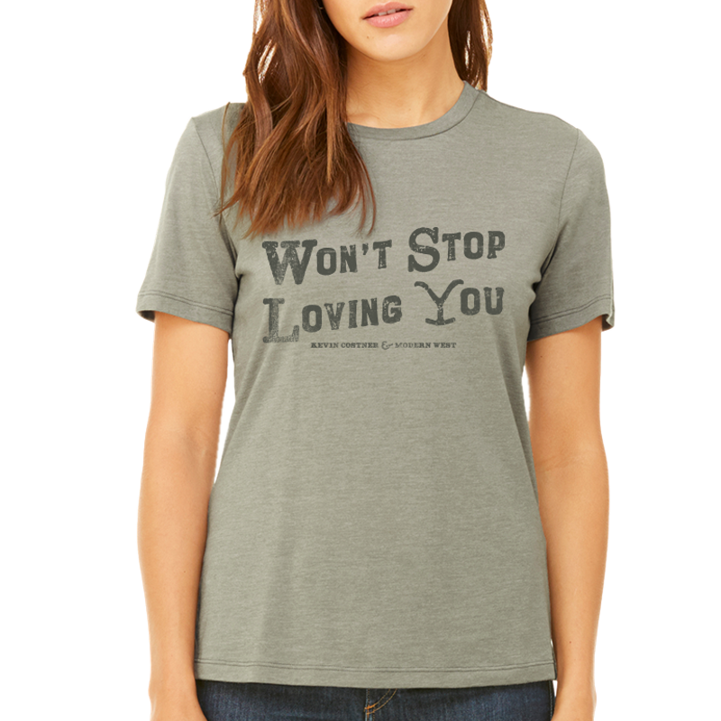 Tales From Yellowstone Ladies Heather Stone Tee