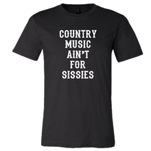 Load image into Gallery viewer, Tyler Farr Country Music Ain't For Sissies Black Tee
