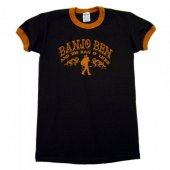 Banjo Ben Dark Choc and Orange Ringer Tee