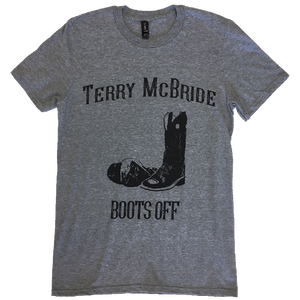 Terry McBride Heather Graphite Boots Off Tee