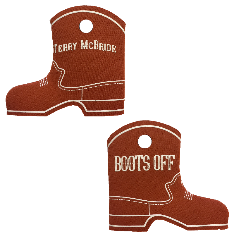 Terry McBride Texas Orange Boot Coolie