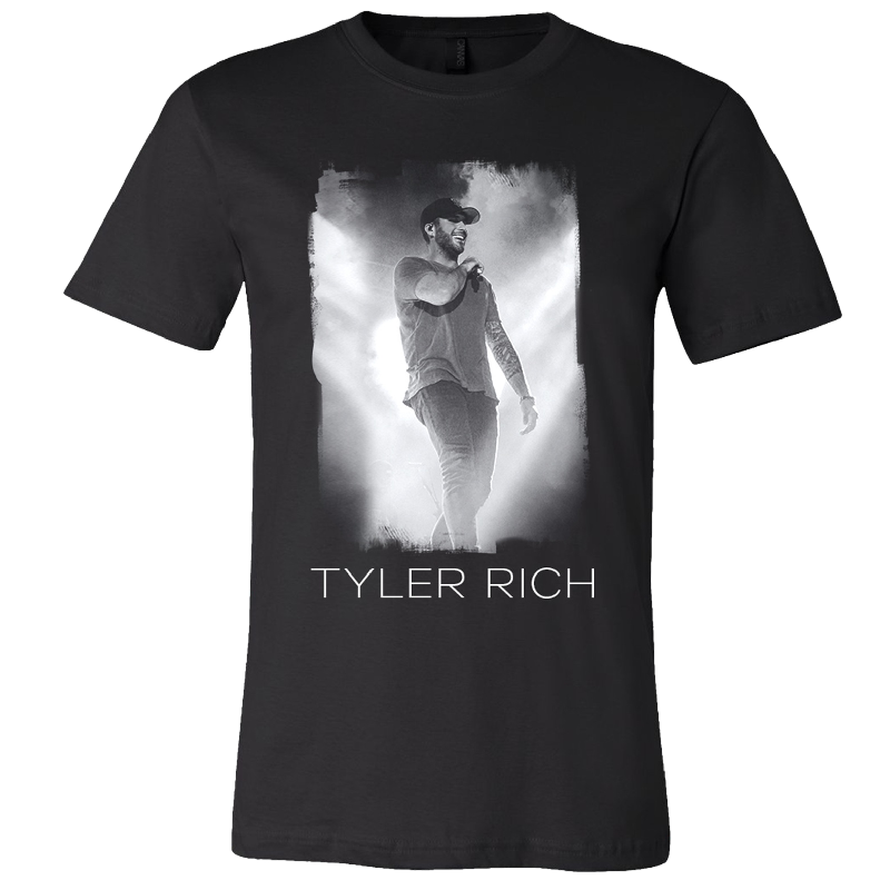 Tyler Rich Black Heather Photo Tee