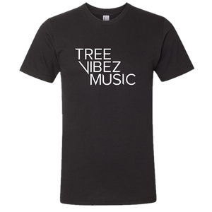 Tree Vibez Music Black Logo Tee